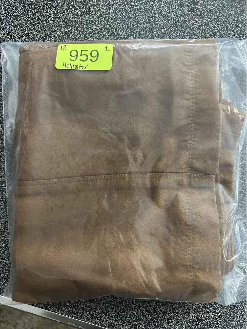 Hollister Co. Suede Mini Skirt Brown Button Up Cottage Fairy Preppy